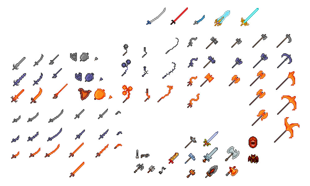 Omnir's Creatures, TaFF items, Omnirs Weapons